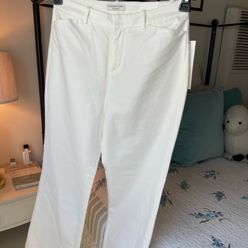 Coldwater Creek Classic fit, wide leg pant. New with tags!